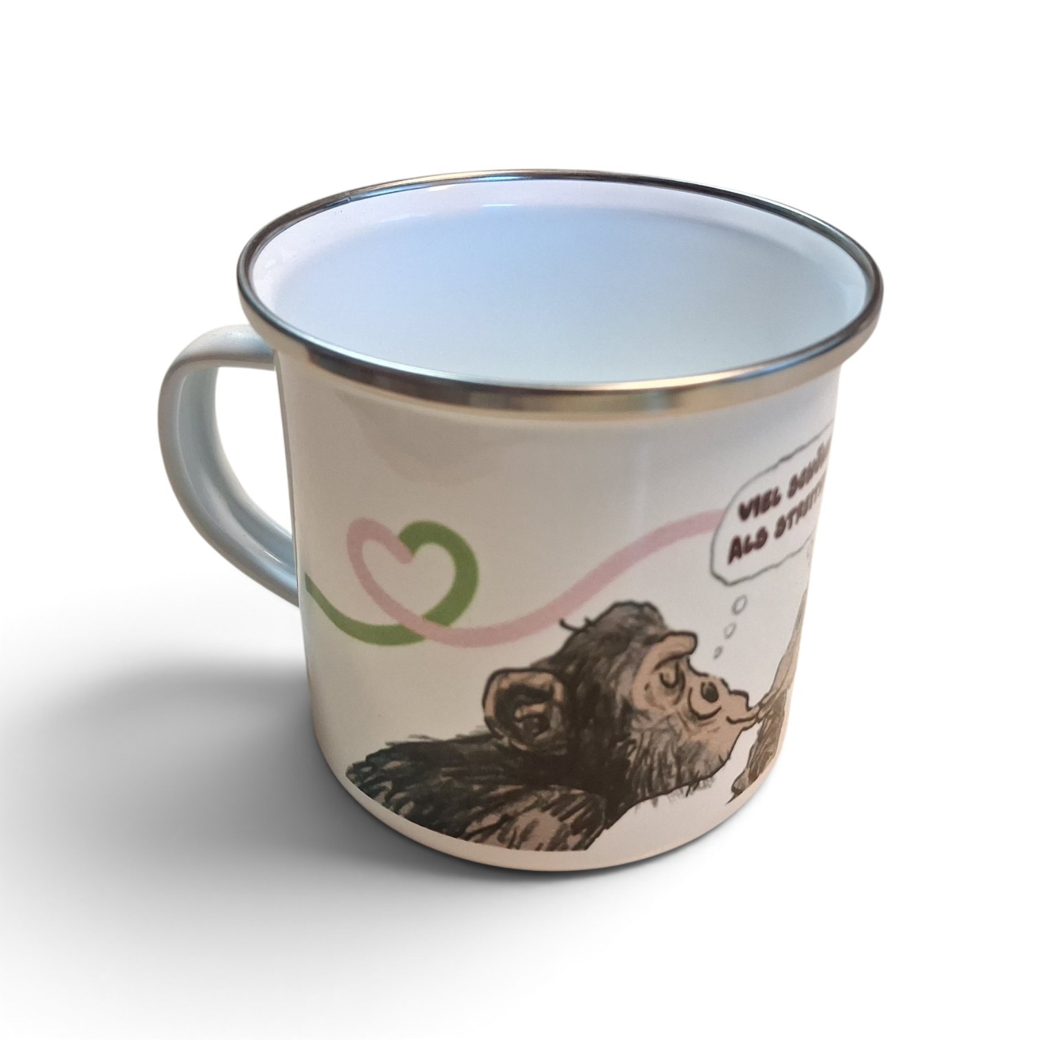 Viel schöner als streiten - Emailie Tasse