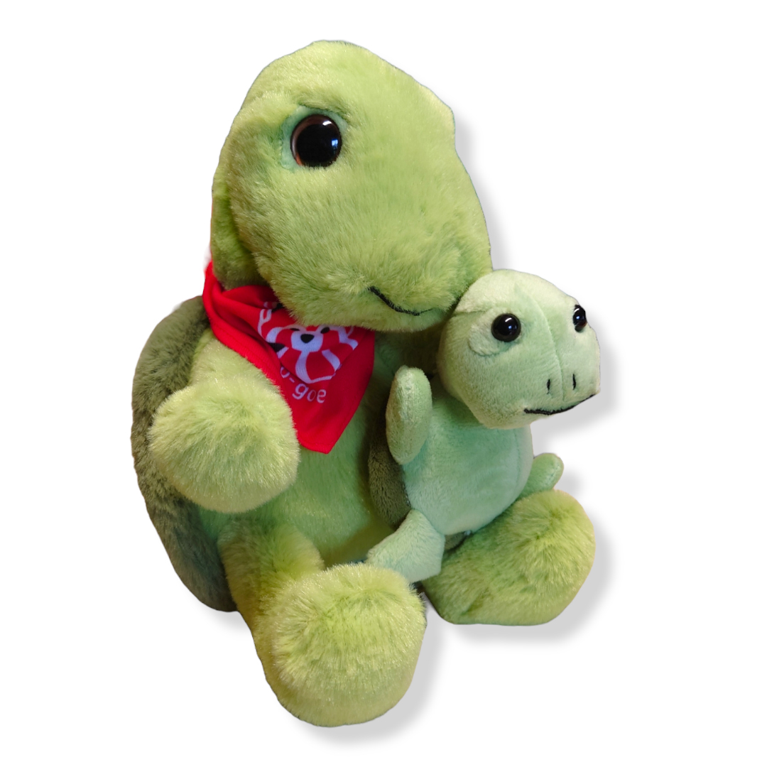 Schildkröte mit Baby