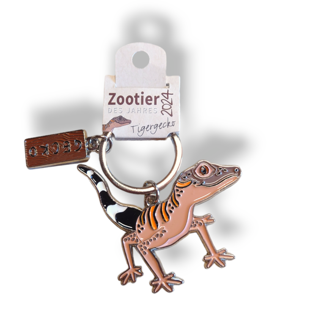 Zootier des Jahres 2024: Gecko - Schlüsselanhänger