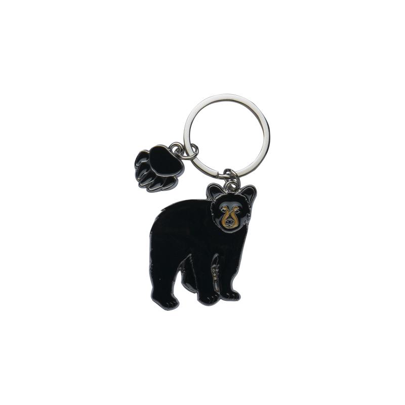 Schlüsselring Form Schwarzer Bär