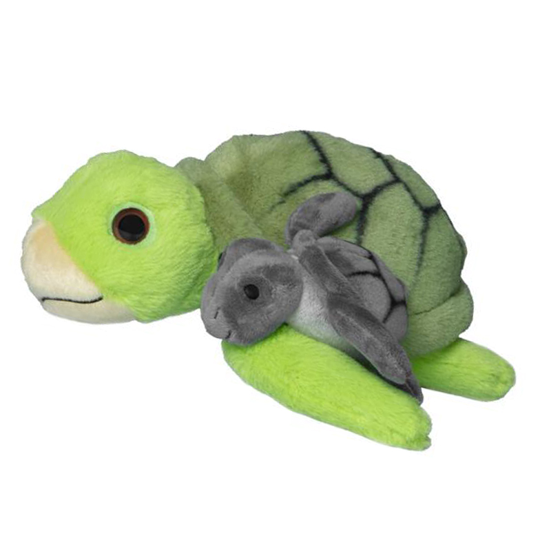 Schildkröte mit Baby