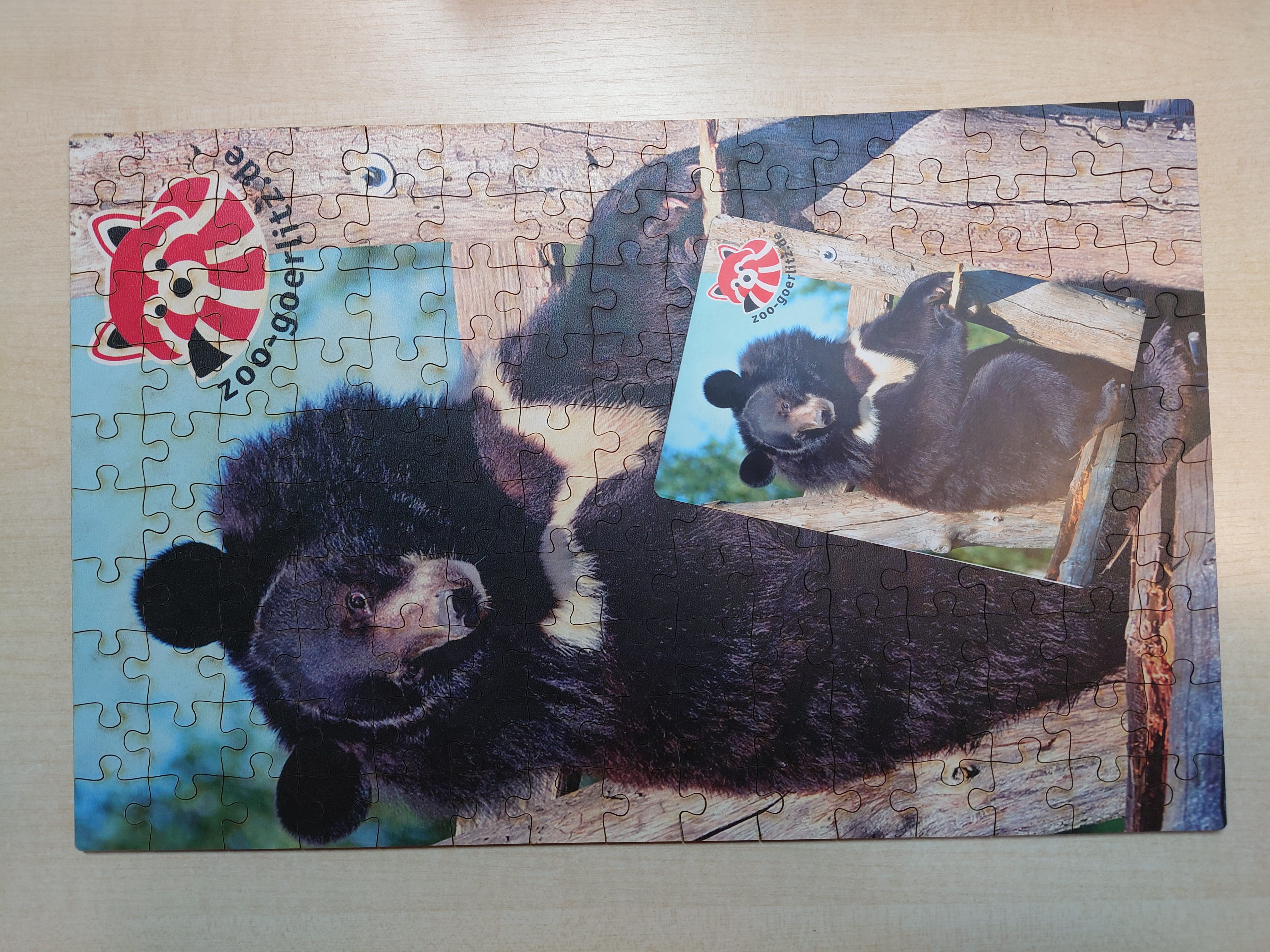Puzzle ZooGR Tibetbär auf dem Baum